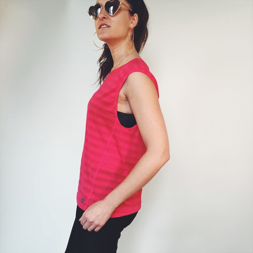 New Balance Pink workout top